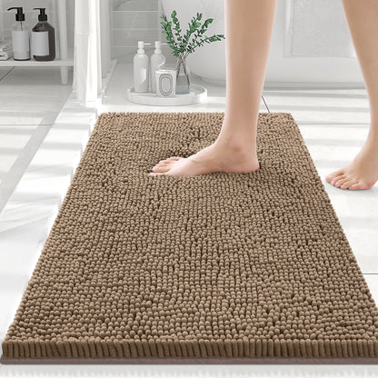 Smiry Luxury Chenille Bathroom Rugs