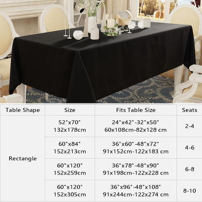 Smiry Waterproof Rectangle Tablecloth