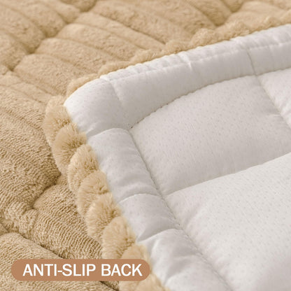 decorUhome Couch Covers for 3 Cushion Couch Sofa