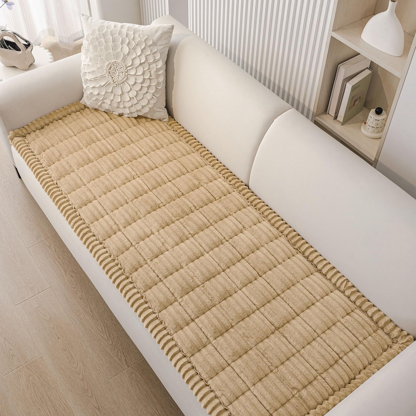 decorUhome Couch Covers for 3 Cushion Couch Sofa
