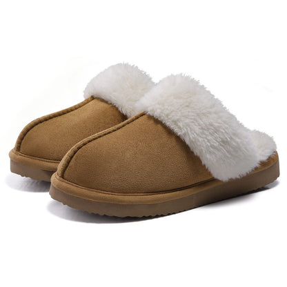 Crestar Women's Fuzzy Slippers with Memory Foam, Winter Warm Slip on House Shoes Indoor and Outdoor,