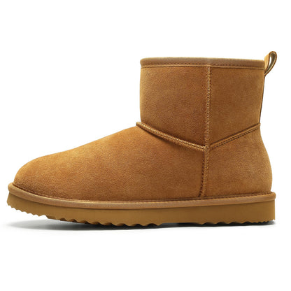 Litfun Suede Boots for Women Winter Ankle Booties Slippers House Shoes