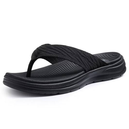 Comwarm Sport Flip Flops for Women, Comfortable Walking House Thong Sandals Slippers for Summer