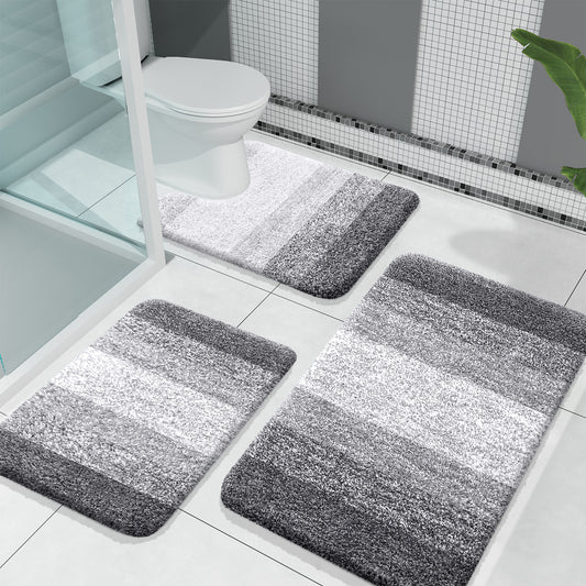 Buganda Bathroom Rugs Sets 3 Pieces