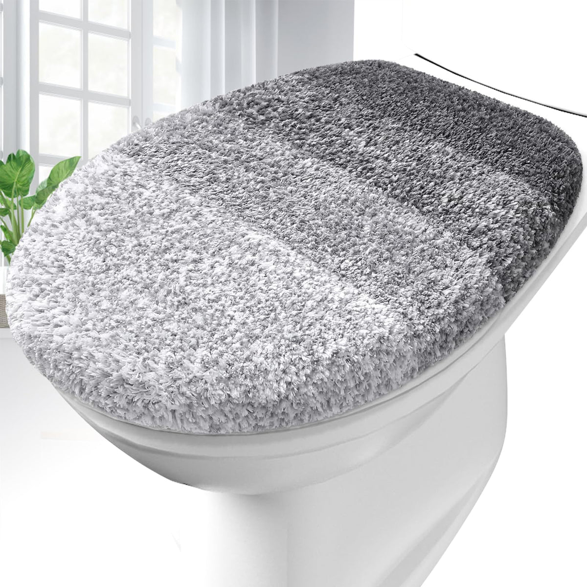 Buganda Soft Microfiber Toilet Lid Cover