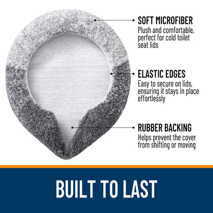 Buganda Soft Microfiber Toilet Lid Cover