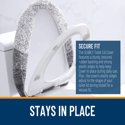 Buganda Soft Microfiber Toilet Lid Cover