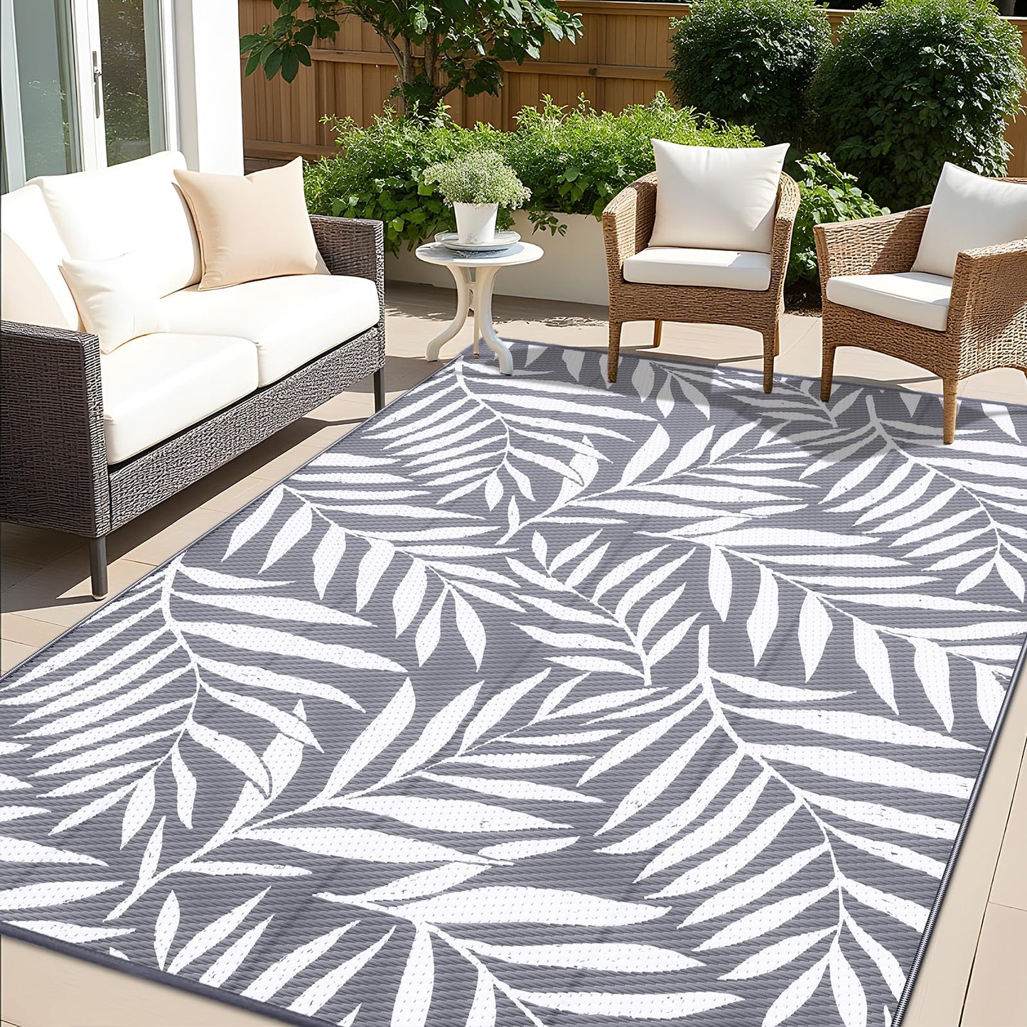 Smiry Leafty Outdoor Rugs
