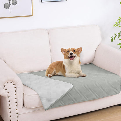 decorUhome Waterproof Sofa Cover for pets, Reversible Couch Cover for dogs