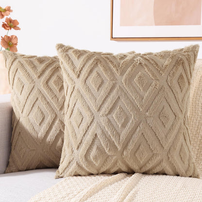 decorUhome Set of 2 Decorative Throw Pillow Covers