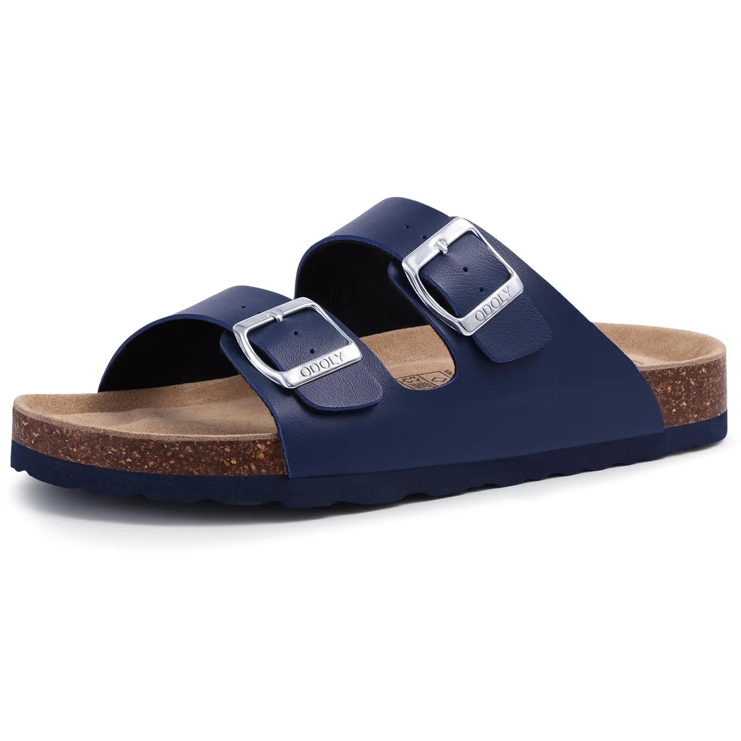 Litfun Women's Cork Footbed Slide Sandals