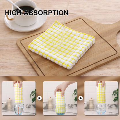 decorUhome 100% Cotton Super Soft Dish Cloths