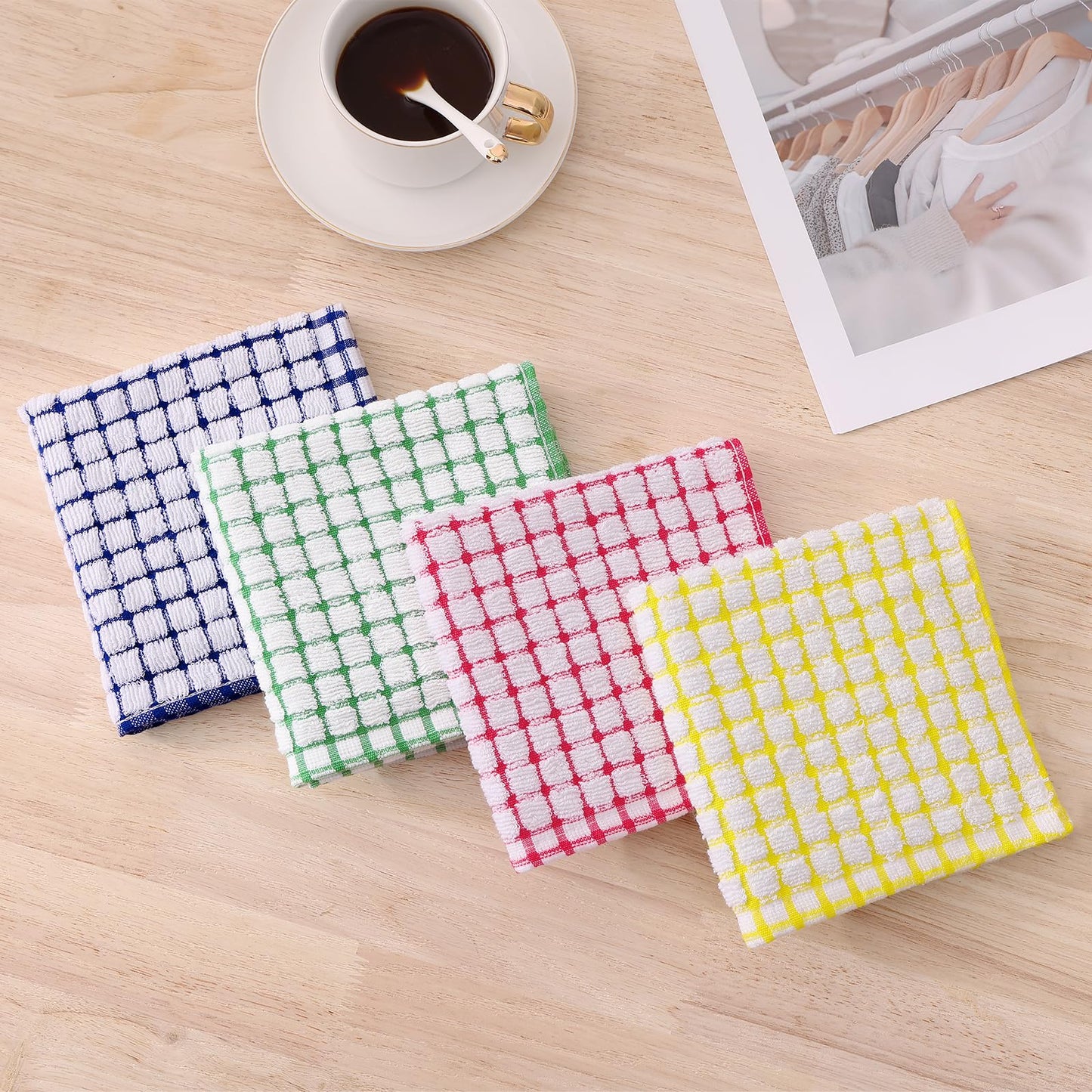 decorUhome 100% Cotton Super Soft Dish Cloths