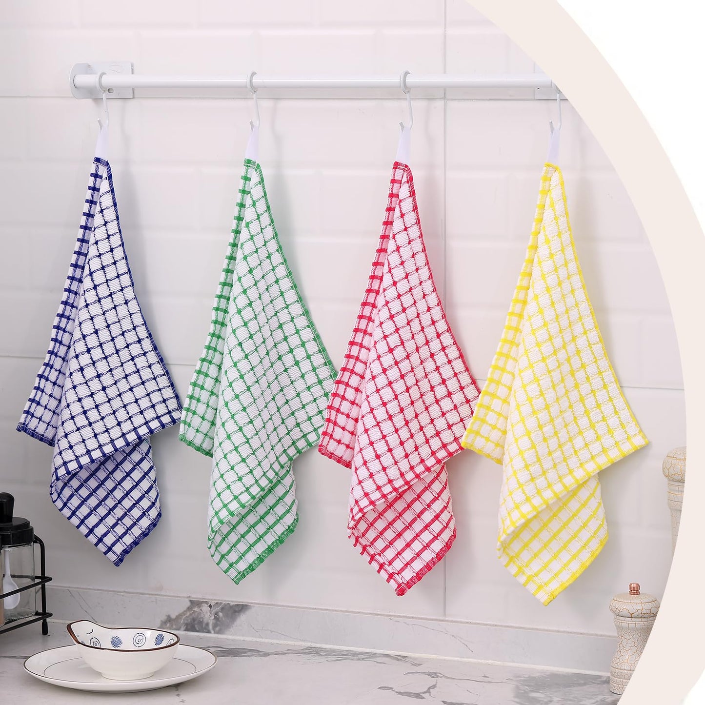 decorUhome 100% Cotton Super Soft Dish Cloths