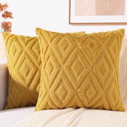 decorUhome Set of 2 Decorative Throw Pillow Covers