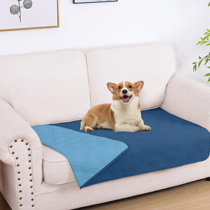 decorUhome Waterproof Sofa Cover for pets, Reversible Couch Cover for dogs