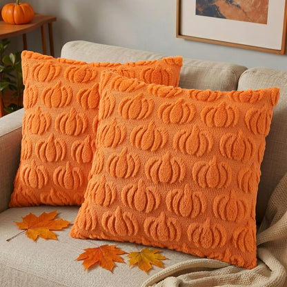 decorUhome Fall Throw Pillow Covers 18x18 Pack of 2,
