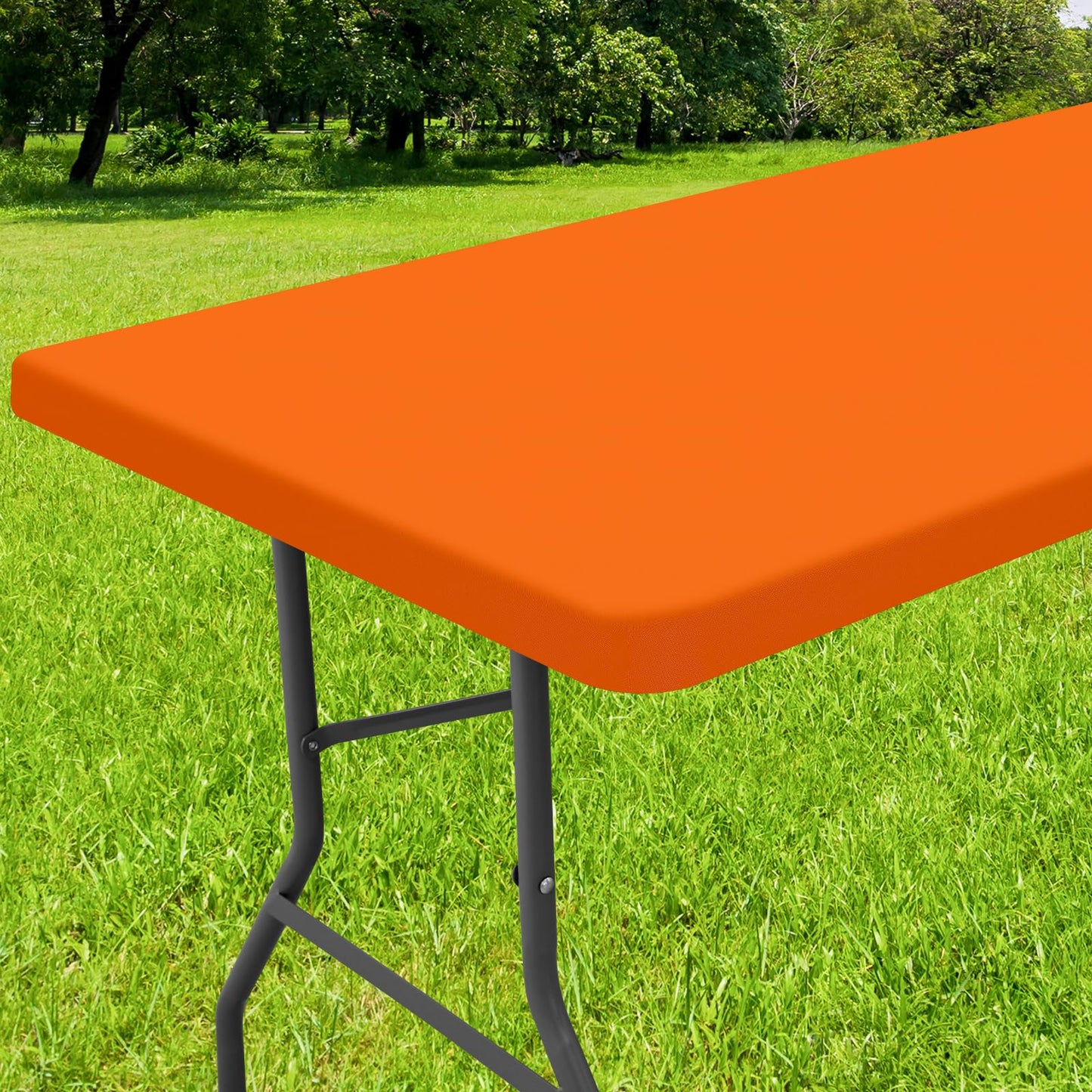 decorUhome Waterproof Vinyl Fitted Table Cloth For Rectangle Tablecloth
