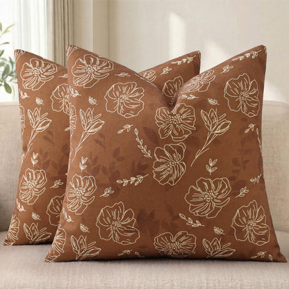 decorUhome Throw Pillow Covers 18x18 inch Decorative Pillow Covers for Couch