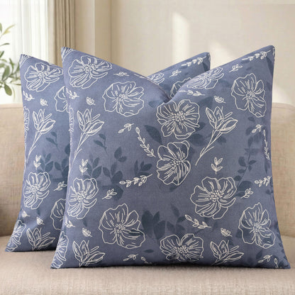 decorUhome Throw Pillow Covers 18x18 inch Decorative Pillow Covers for Couch
