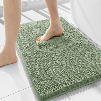 Smiry Luxury Chenille Bathroom Rugs