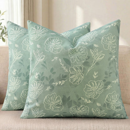 decorUhome Throw Pillow Covers 18x18 inch Decorative Pillow Covers for Couch