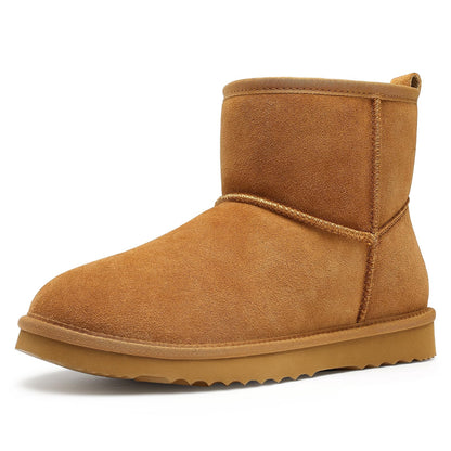 Litfun Suede Boots for Women Winter Ankle Booties Slippers House Shoes