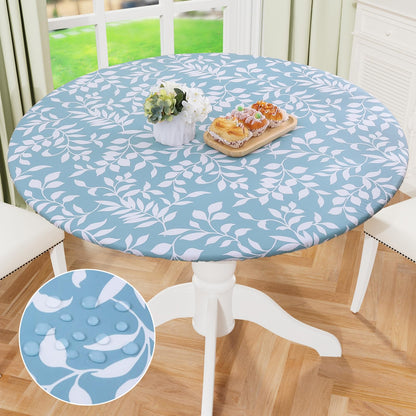 decorUhome Round Waterproof Fitted Tablecloth