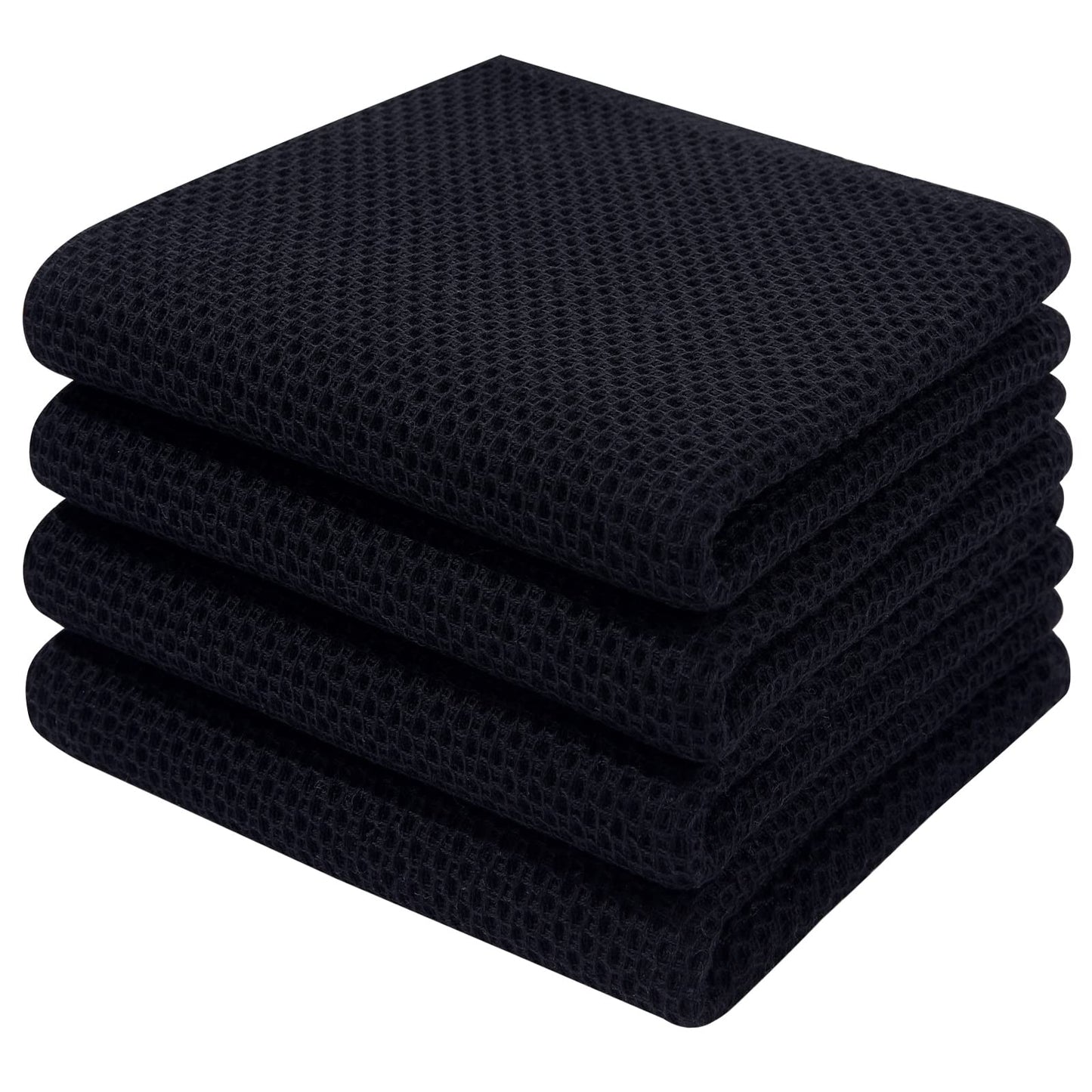 Simmore Cotton Waffle Weave Dish Towels and Dishcloths
