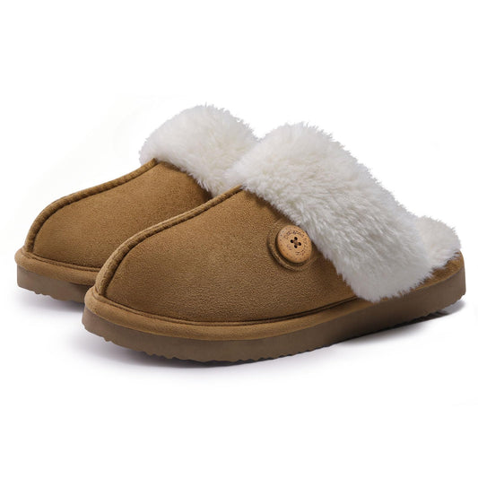 Comwarm Fuzzy Slippers for Women Memory Foam Winter Warm House Shoes Indoor Outdoor