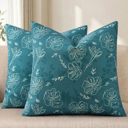 decorUhome Throw Pillow Covers 18x18 inch Decorative Pillow Covers for Couch