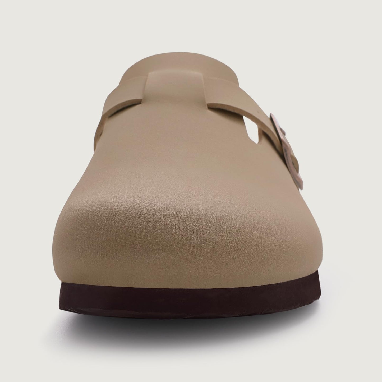 Crestar Genuine Suede Clogs for Women Men, Cork Footbed Leather Mules Potato Shoes Slip on with Arch Support