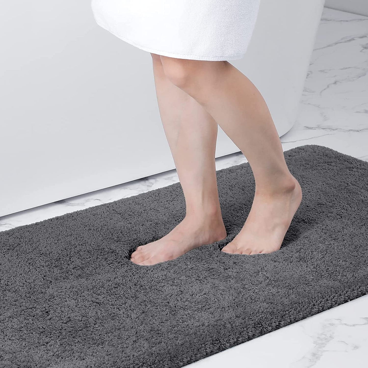 Buganda Microfiber Bathroom Rugs