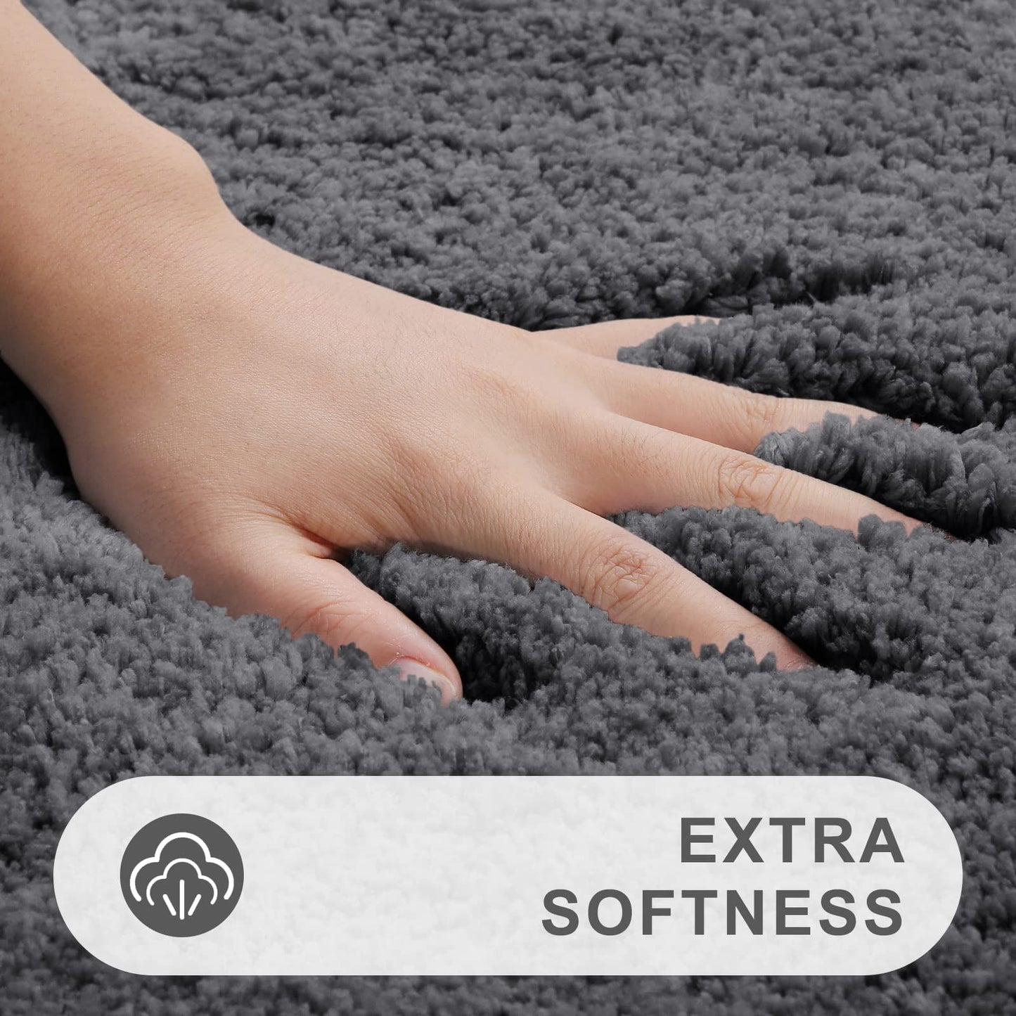 Buganda Microfiber Bathroom Rugs