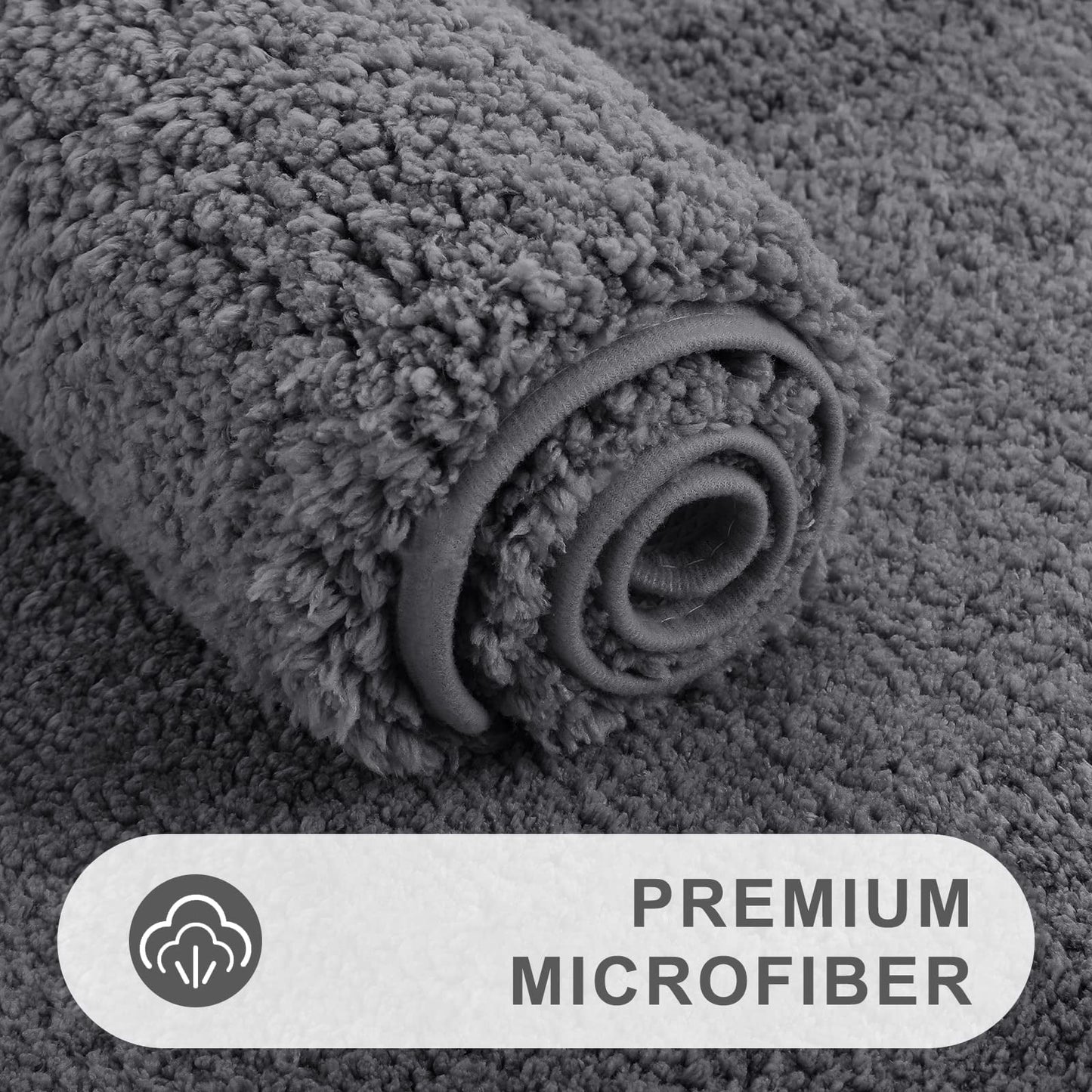 Buganda Microfiber Bathroom Rugs