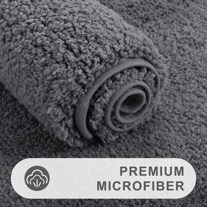 Buganda Microfiber Bathroom Rugs