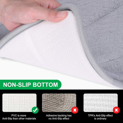 Buganda Memory Foam Bathroom Rugs