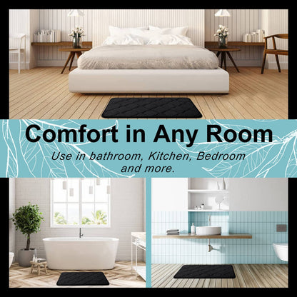 Buganda Memory Foam Bathroom Rugs