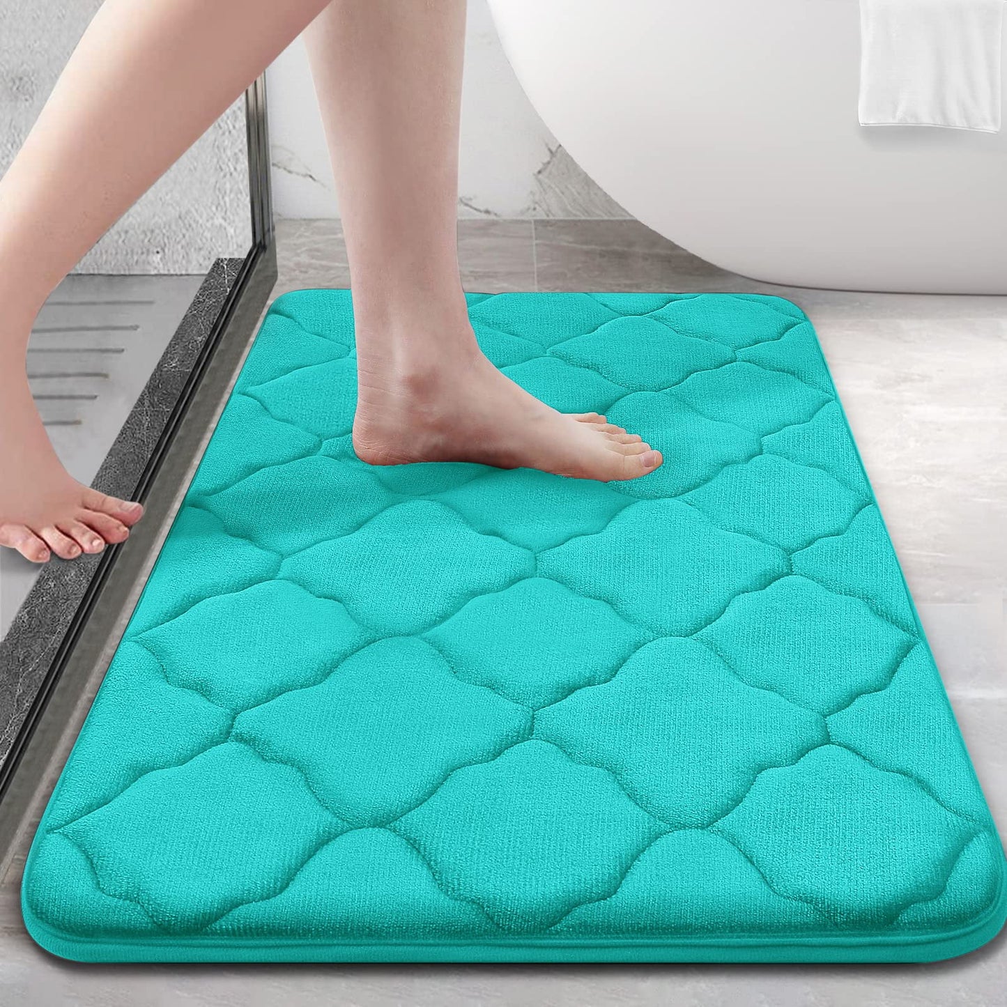 Buganda Memory Foam Bathroom Rugs