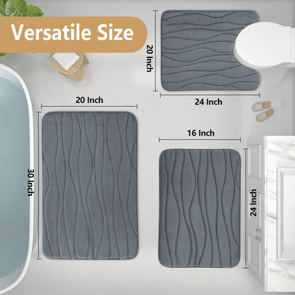 Smiry Memory Foam Bath Mat