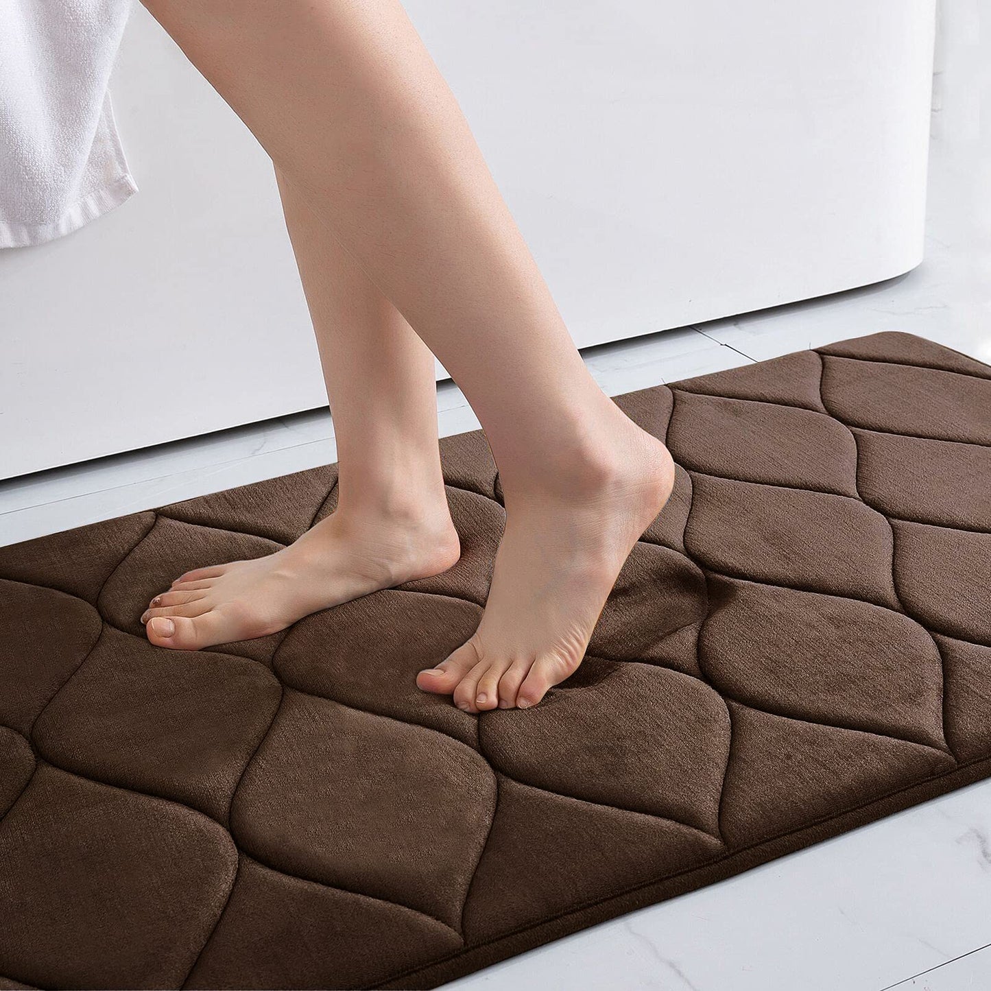Smiry Memory Foam Bathroom Rugs