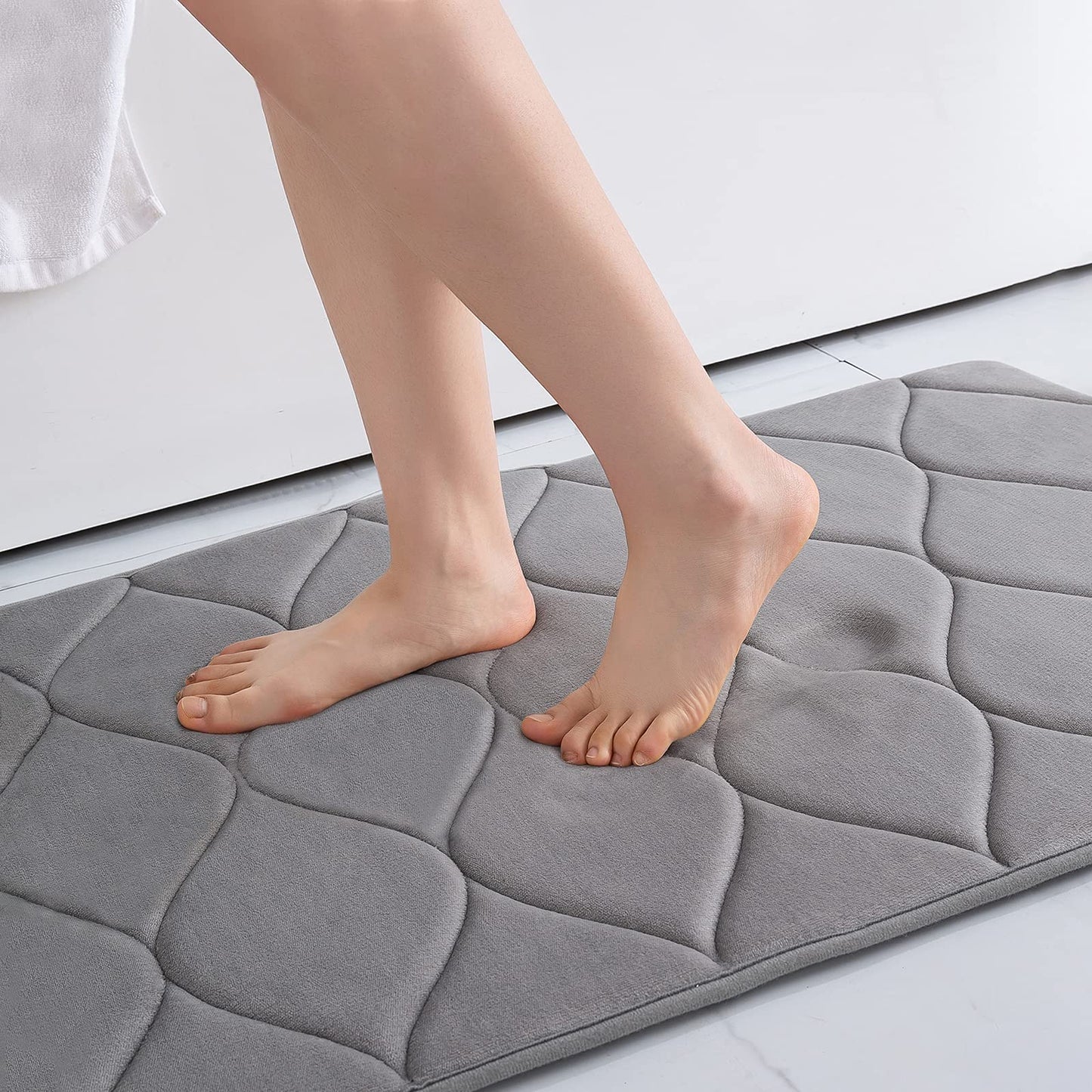 Smiry Memory Foam Bathroom Rugs