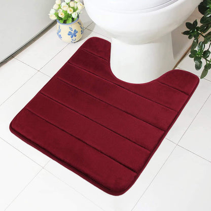 Smiry Memory Foam Bathroom rugs U-Shaped Contour Carpet