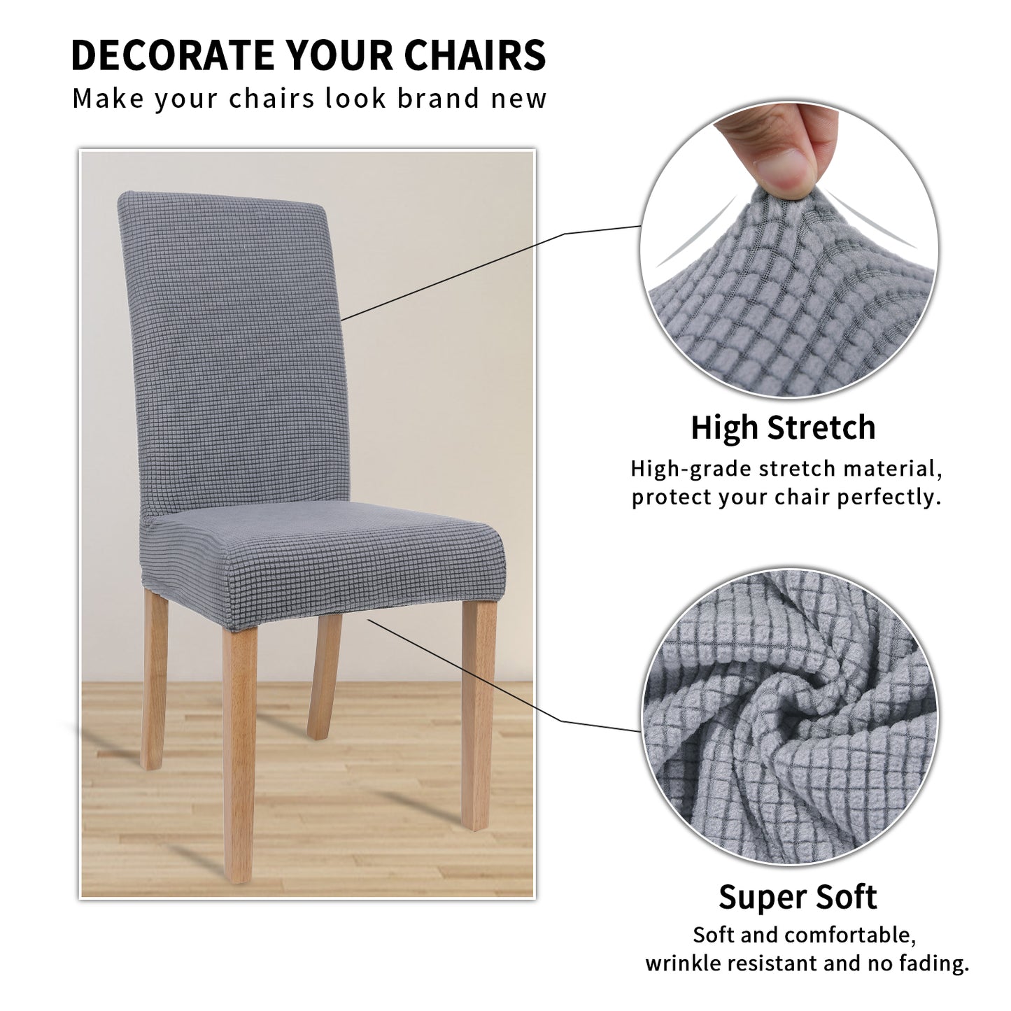 Smiry Chair Covers for Dining Room