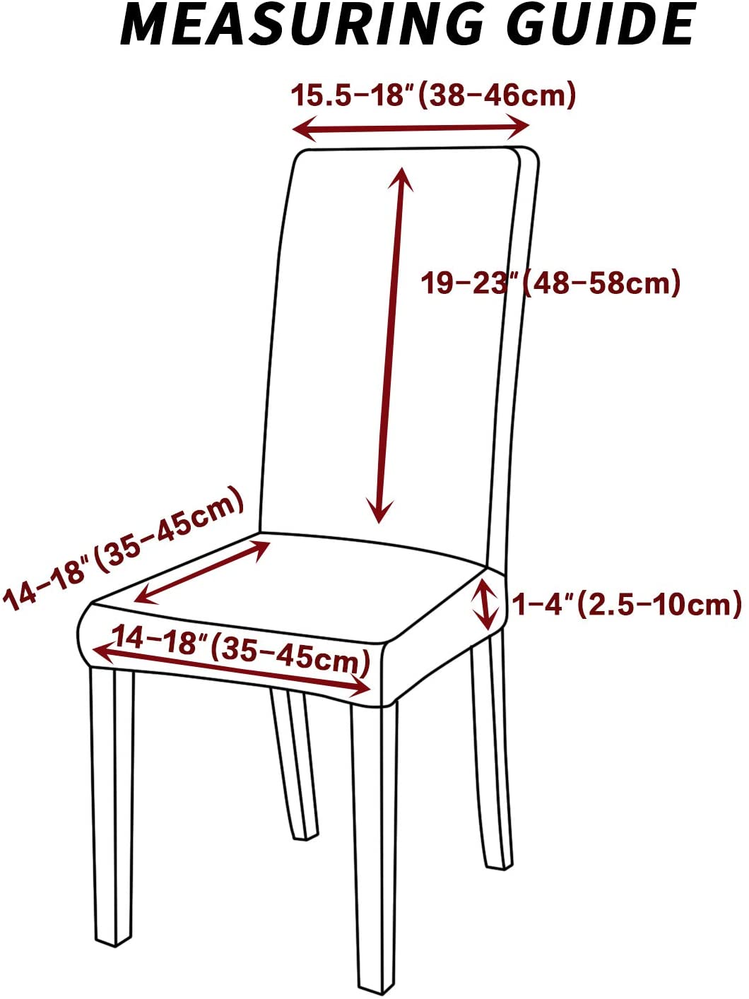 Smiry Chair Covers for Dining Room