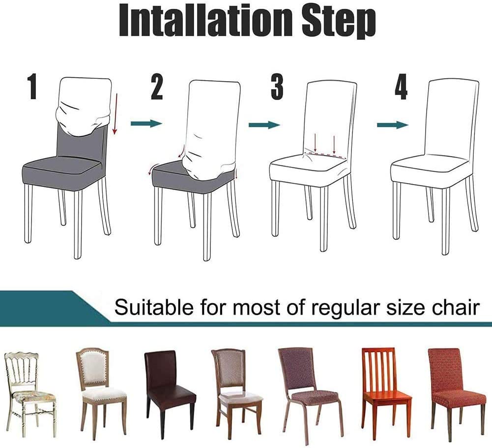 Smiry Chair Covers for Dining Room