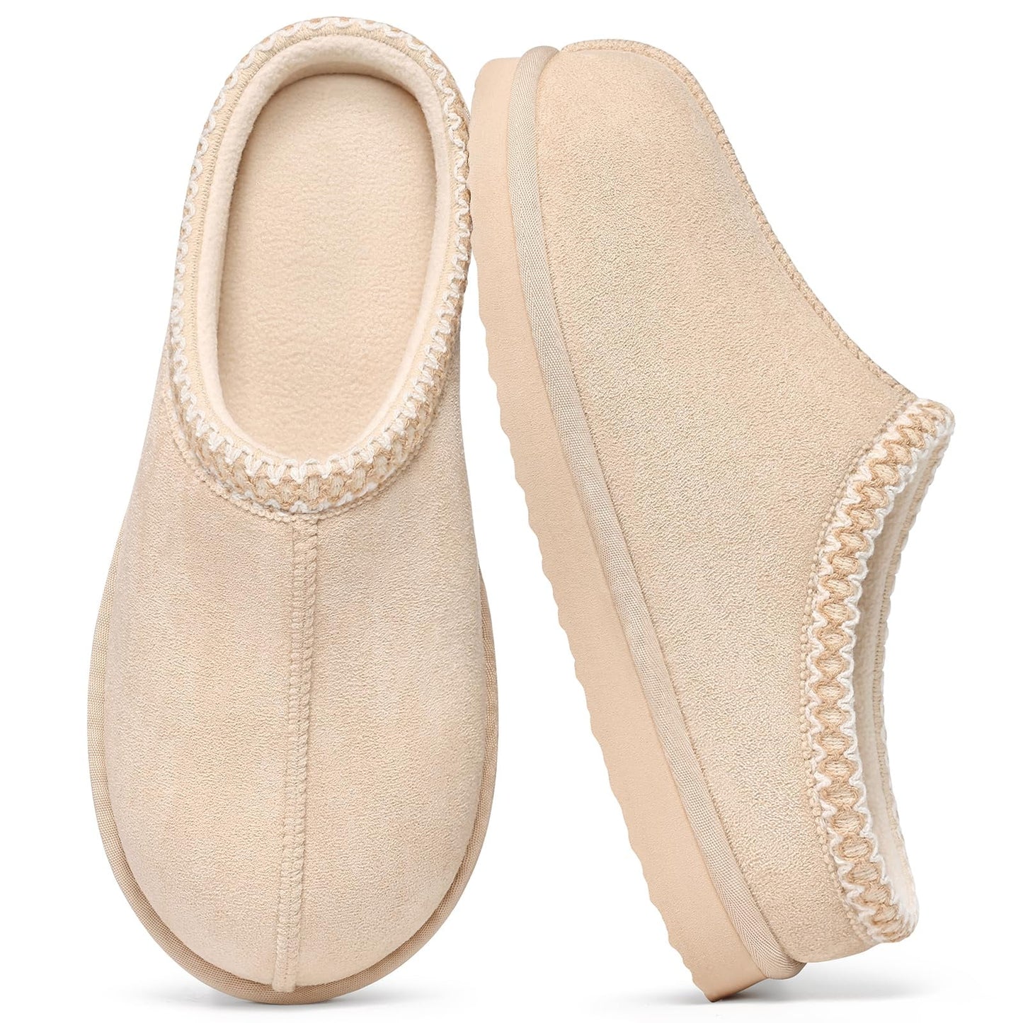 Litfun Memory Foam Slippers for Women Men Cozy Warm House Shoes Indoor and Outdoor