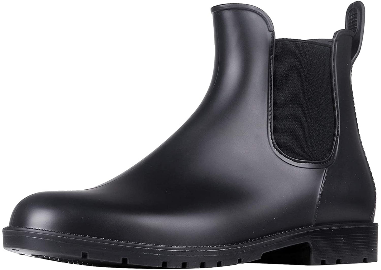 Litfun Women's Short Rain Boots  Rubber Ankle Chelsea Booties Rainboots for Women