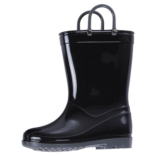 Litfun Toddler Kids Rain Boots for Boys Girls, Size 7 Toddler