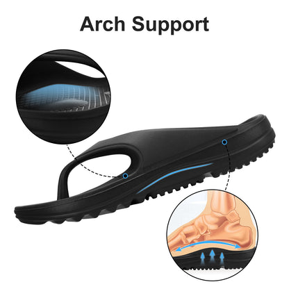 Litfun Orthotic Flip Flops for Women, Pillow Soft Recovery Thong Sandals Slippers